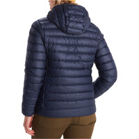 Marmot chaqueta outdoor mujer HIGHLANDER AZUL vista trasera