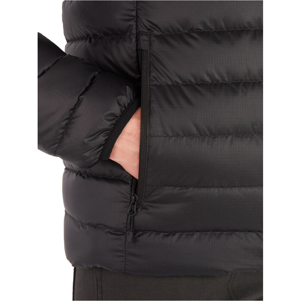 Marmot chaqueta outdoor mujer HIGHLANDER NEGRO vista detalle