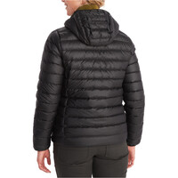 Marmot chaqueta outdoor mujer HIGHLANDER NEGRO vista trasera