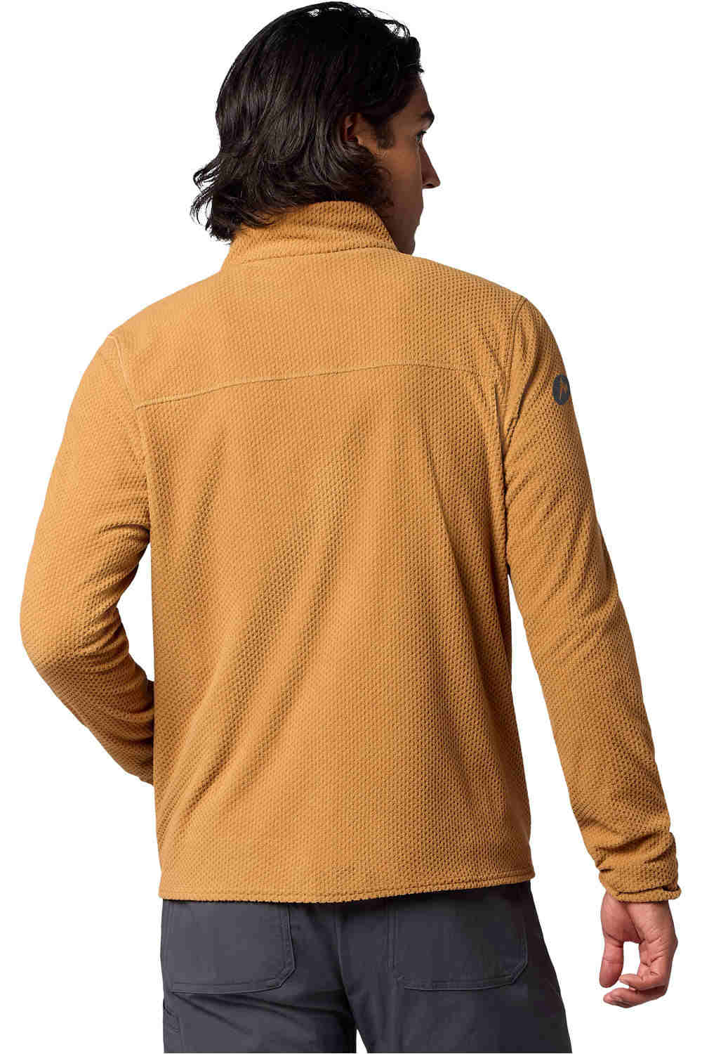 Marmot forro polar hombre AIRFLEECE MARRON vista trasera