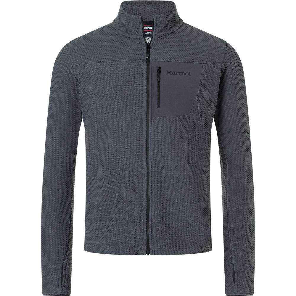 Marmot forro polar hombre AIRFLEECE NEGRO 05