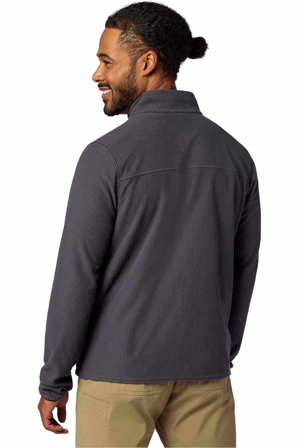Marmot forro polar hombre AIRFLEECE NEGRO vista trasera