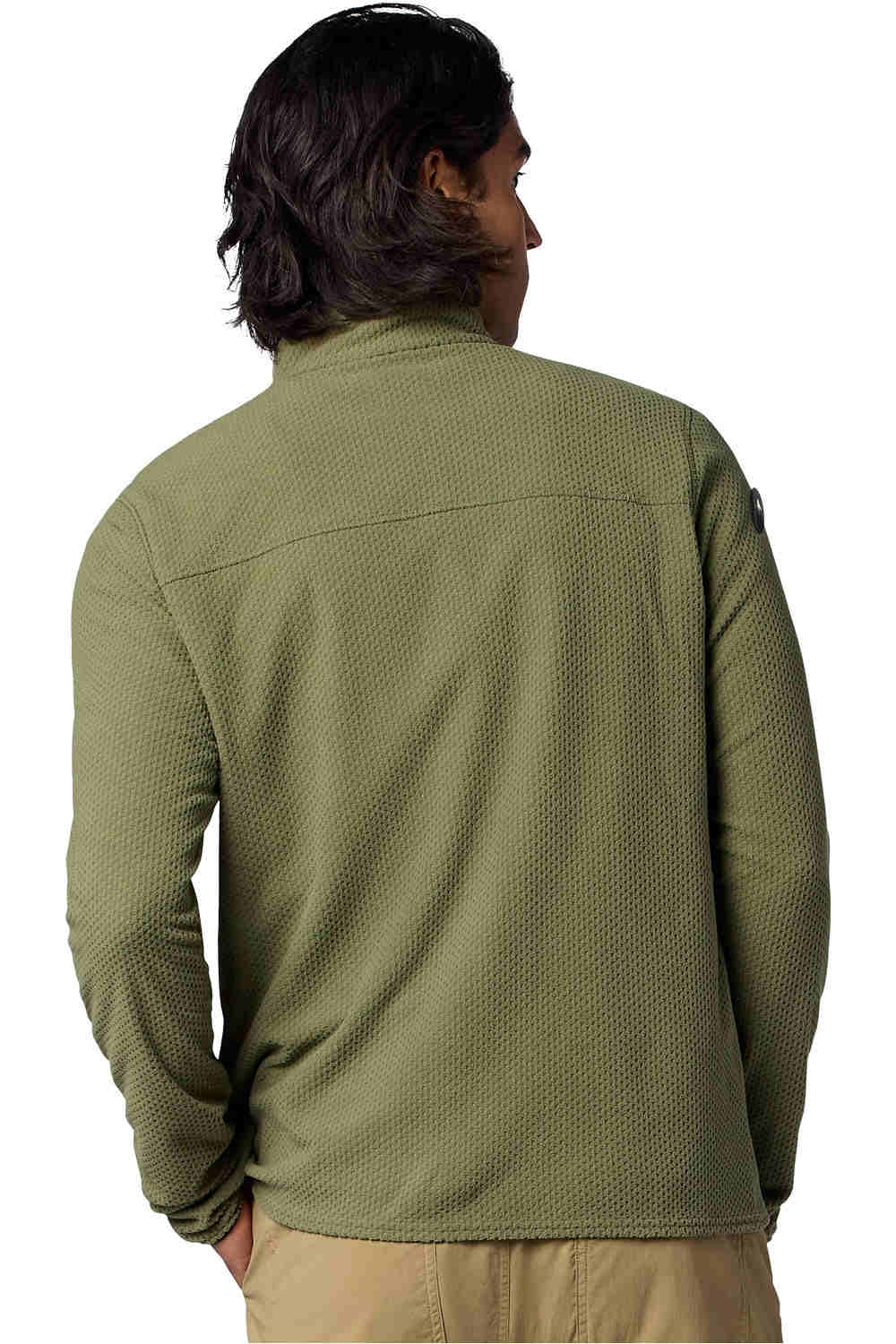 Marmot forro polar hombre AIRFLEECE VERDE vista trasera