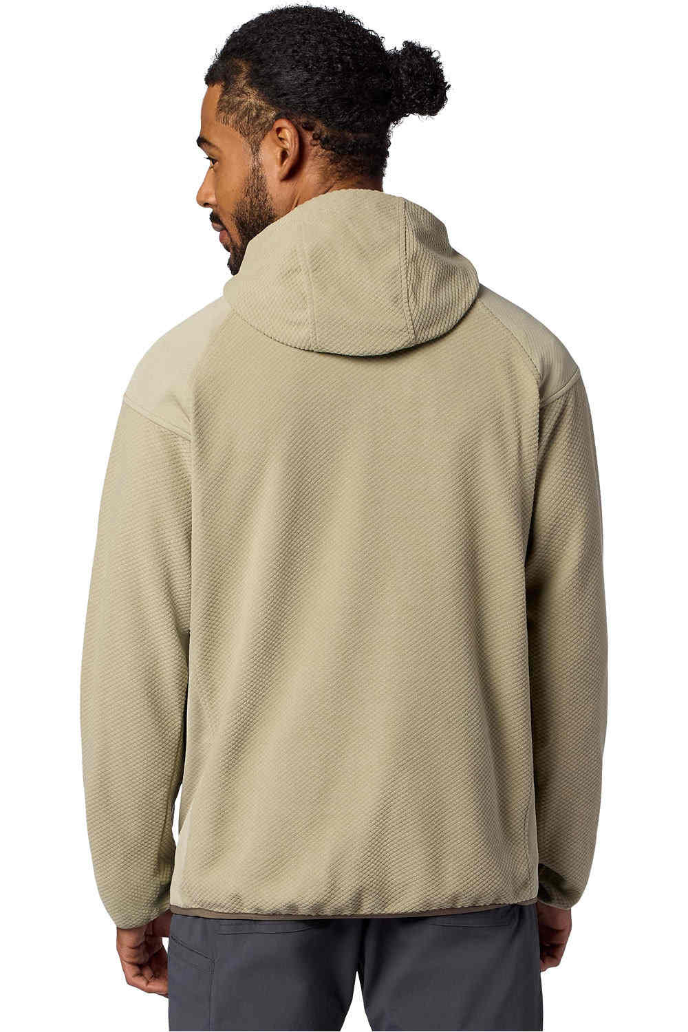 Marmot forro polar hombre ROCKBOUND GRIS vista trasera