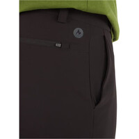 Marmot pantalón corto montaña hombre SCREE NEGRO vista detalle