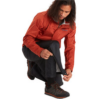 Marmot pantalón impermeable hombre PRECIP ECO NEGRO vista trasera