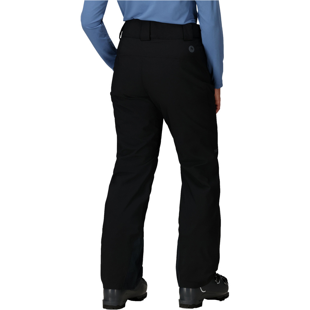 Marmot pantalones esquí mujer SLOPESTAR NEGRO vista trasera