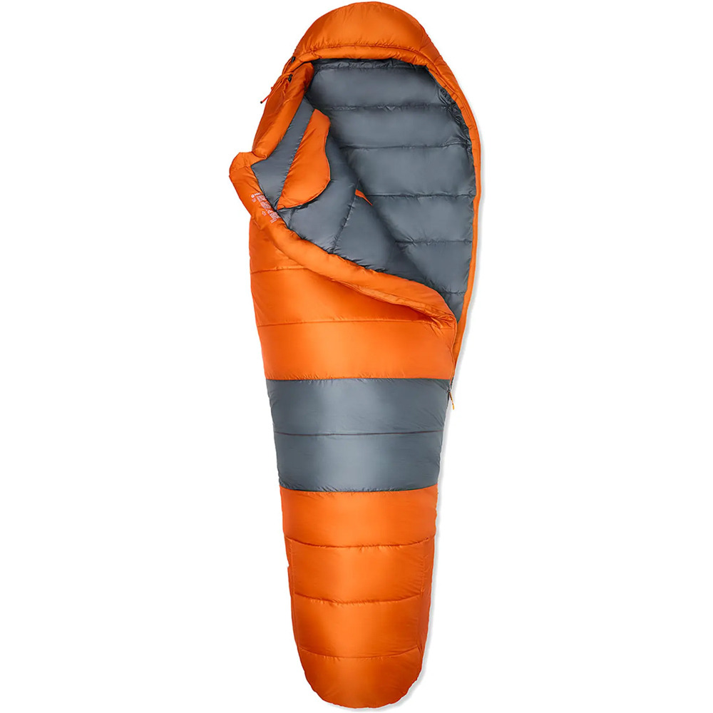 Marmot saco de dormir TRESTLES ELITE ECO 0 LONG NARANJA 01