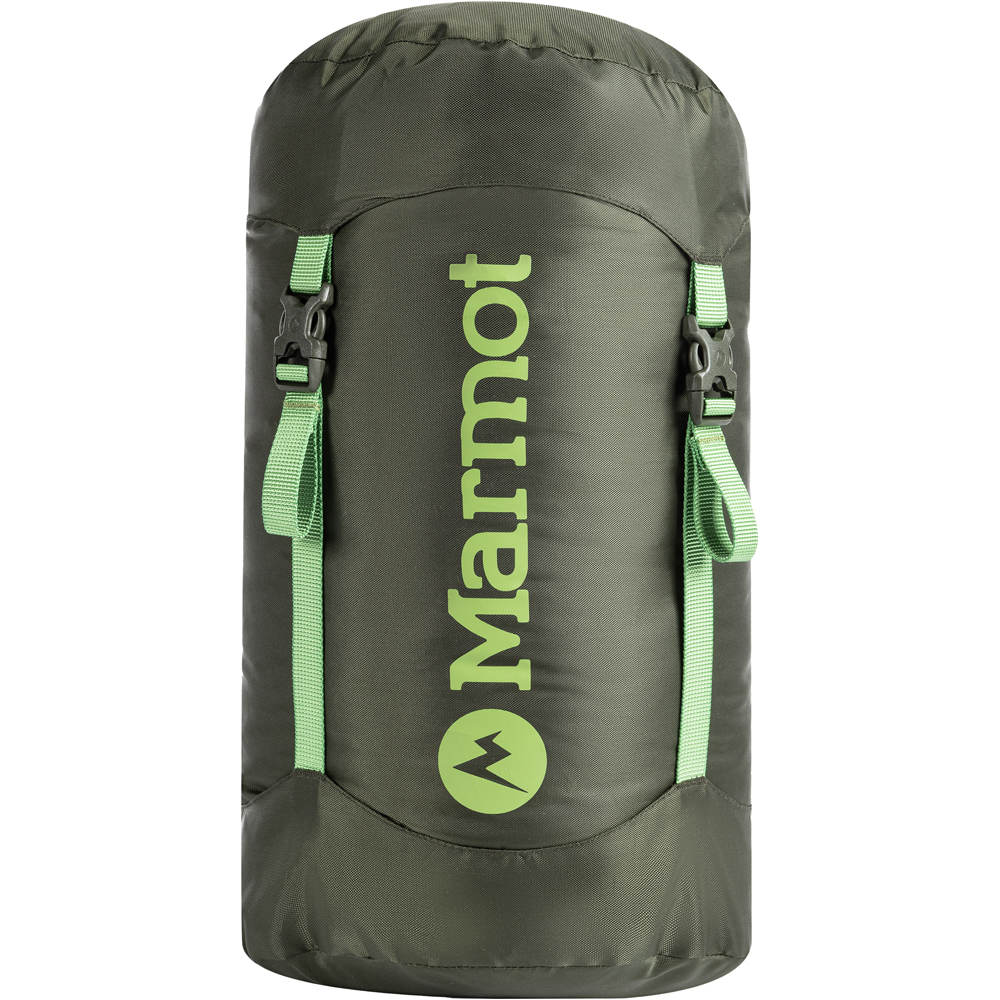 Marmot saco de dormir WRAPTOR DOWN 30 LONG VERDE 04
