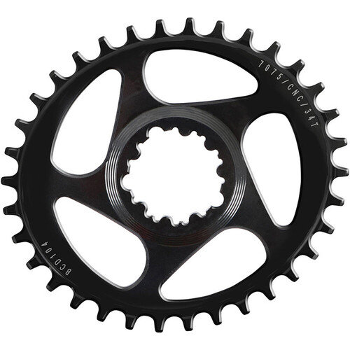 MASSI PLATO 32T DIRECTMOUNT N-W C/SRAM OVAL negro
