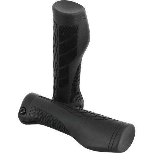 Massi puños manillar DOBLE DENSIDAD BIO-2 LOCK NEGRO