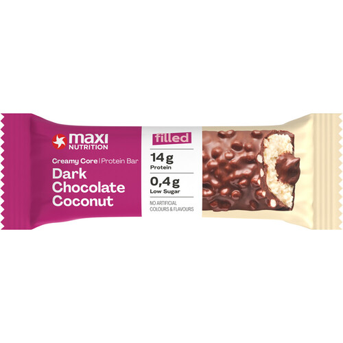 MAXI NUTRITION CREAMY CORE BARS DARK CHOCOLATE COCONUT