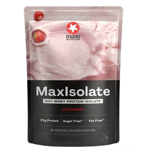 MAXI NUTRITION MAXISOLATE STRAWBERRY, 1000 G