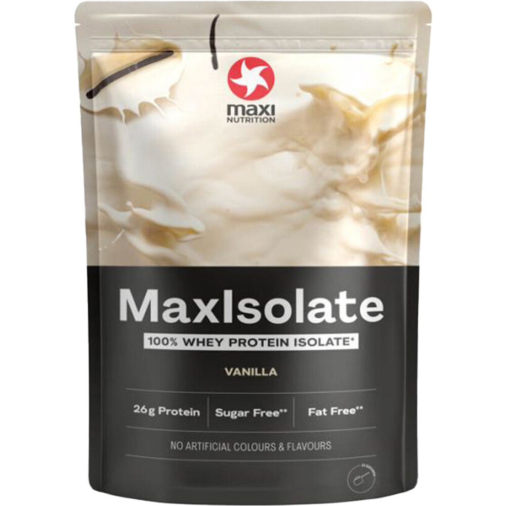 Maxi Nutrition Proteinas Aislado Suero/Whey MAXISOLATE VANILLE 1000 G  vista frontal