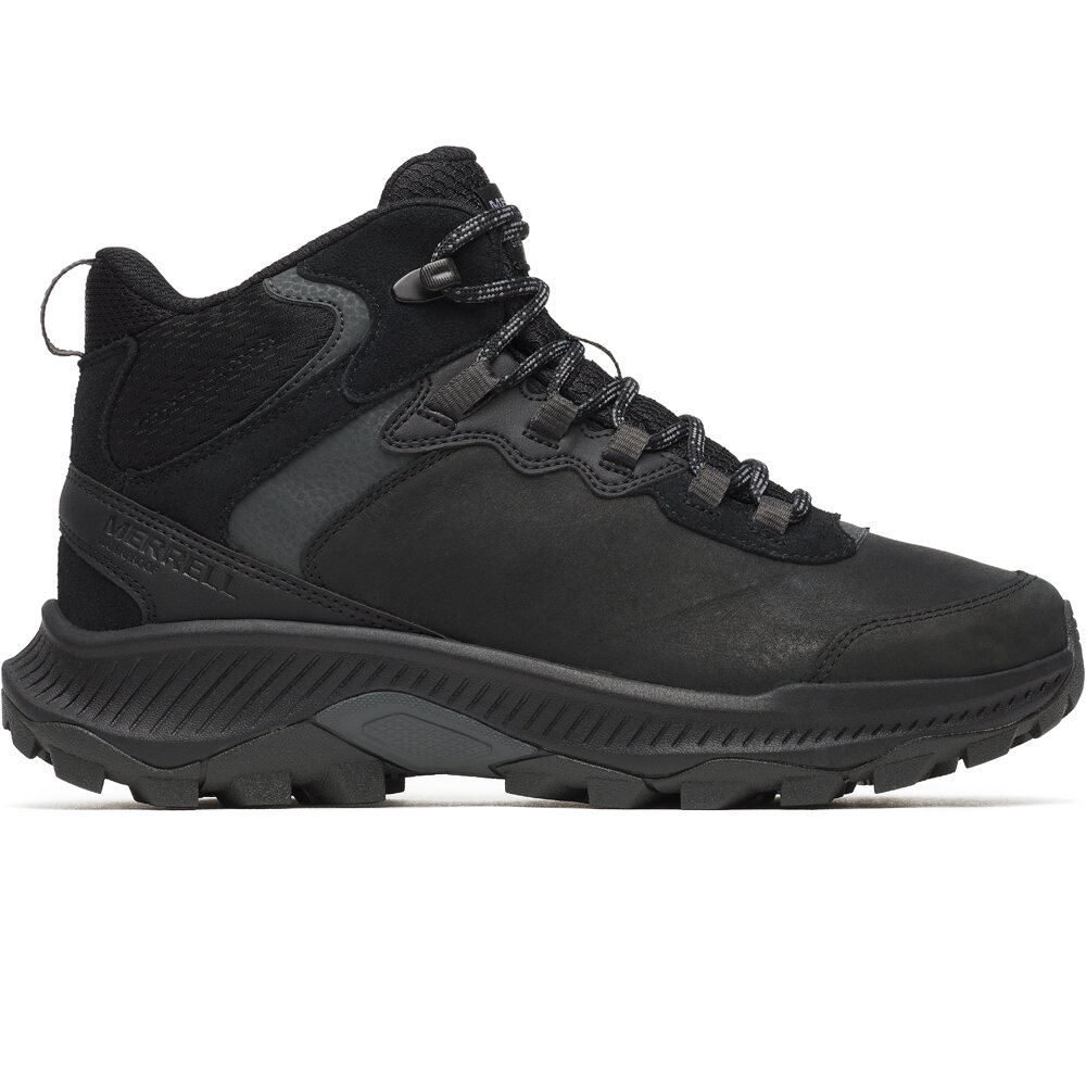 Merrell bota trekking mujer SPEED STRIKE 2 LTR MID WATERPROOF NEGRO lateral exterior