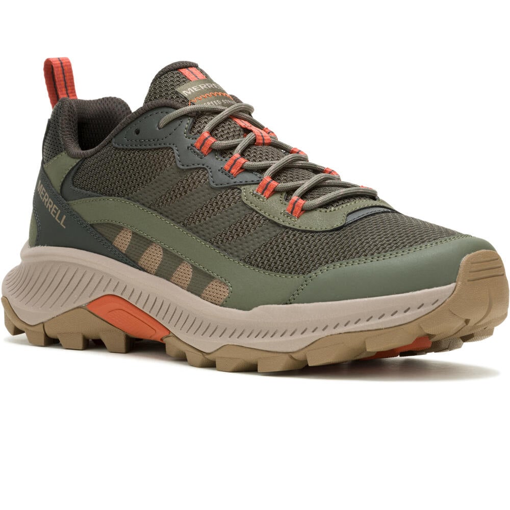 Merrell zapatilla trekking hombre SPEED STRIKE 2 VERDE lateral interior