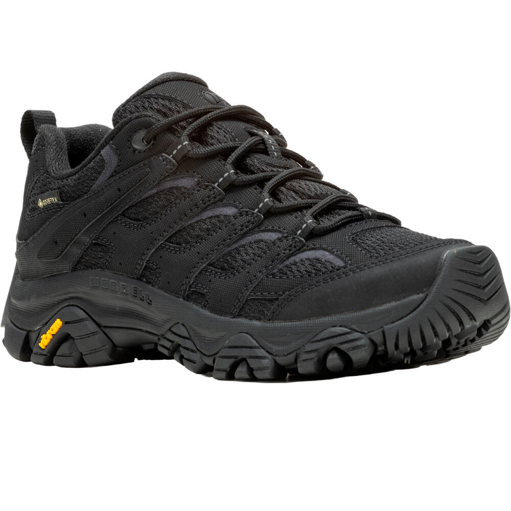 Merrell zapatilla trekking mujer MOAB 3 SYN GORE-TEX NEGRO lateral interior