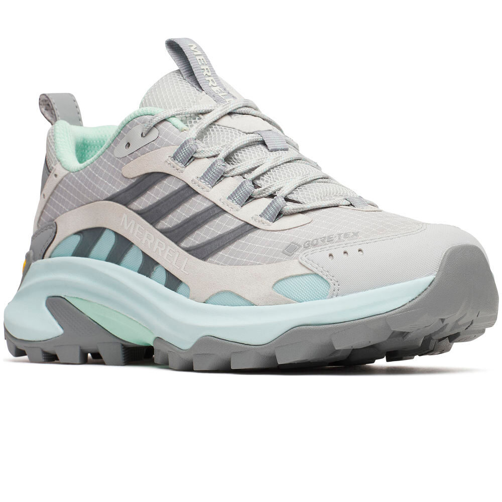 Merrell zapatilla trekking mujer MOAB SPEED 2 GORE-TEX GRIS lateral interior