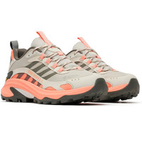Merrell zapatilla trekking mujer MOAB SPEED 2 GTX GRIS lateral interior