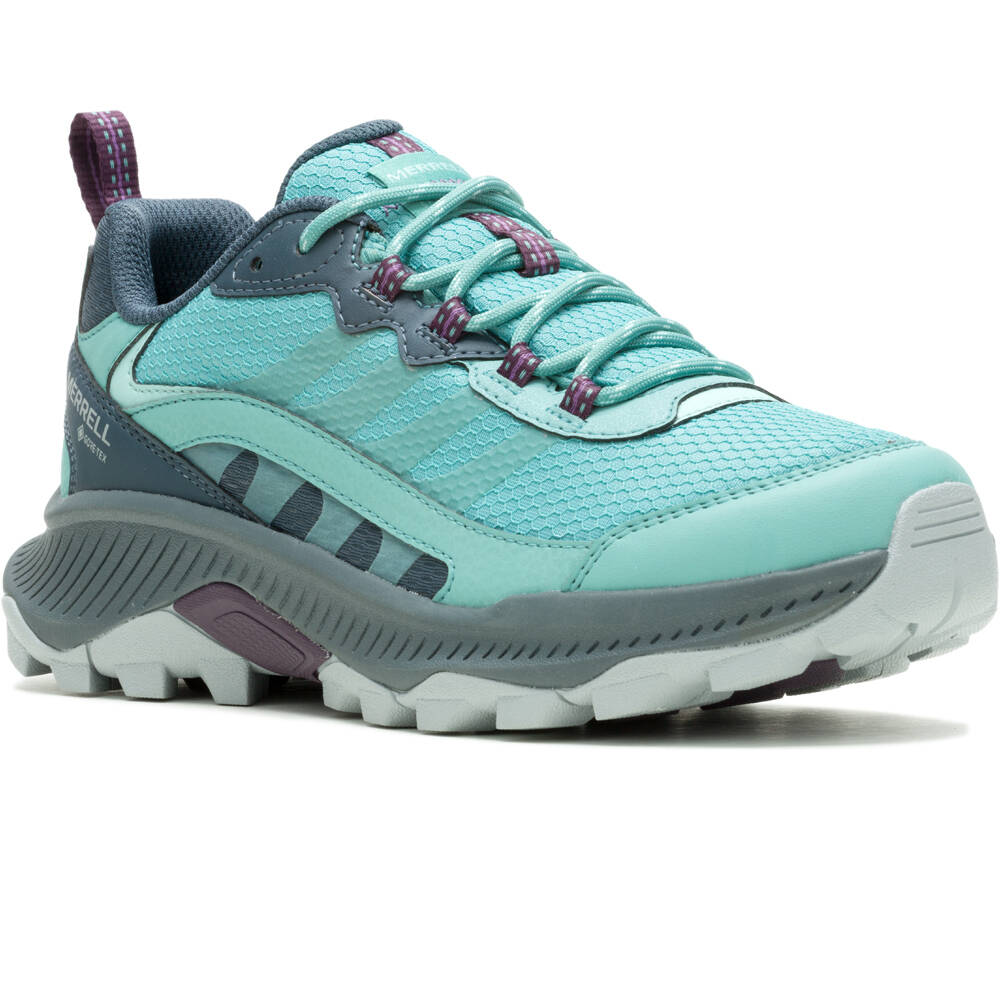 Merrell zapatilla trekking mujer SPEED STRIKE 2 GORE-TEX MARRON lateral interior