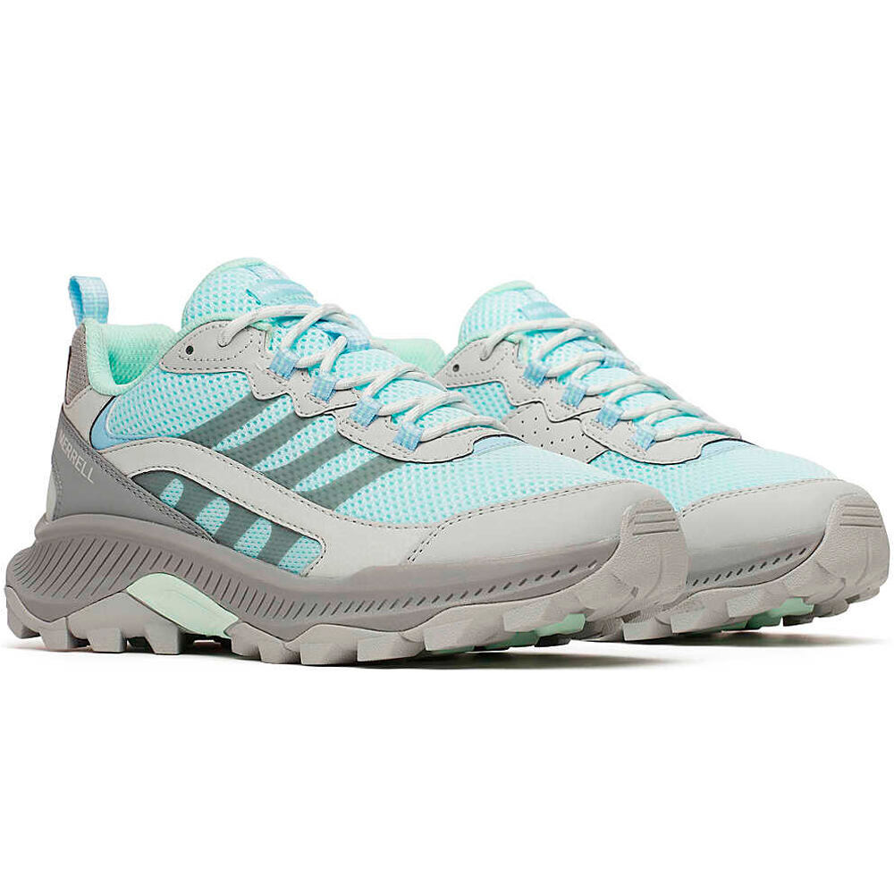 Merrell zapatilla trekking mujer SPEED STRIKE 2 GRIS lateral interior
