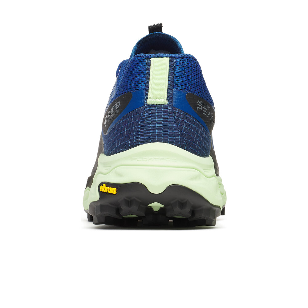 Merrell zapatillas trail hombre AGILITY PEAK 6 GORE-TEX AZUL vista trasera