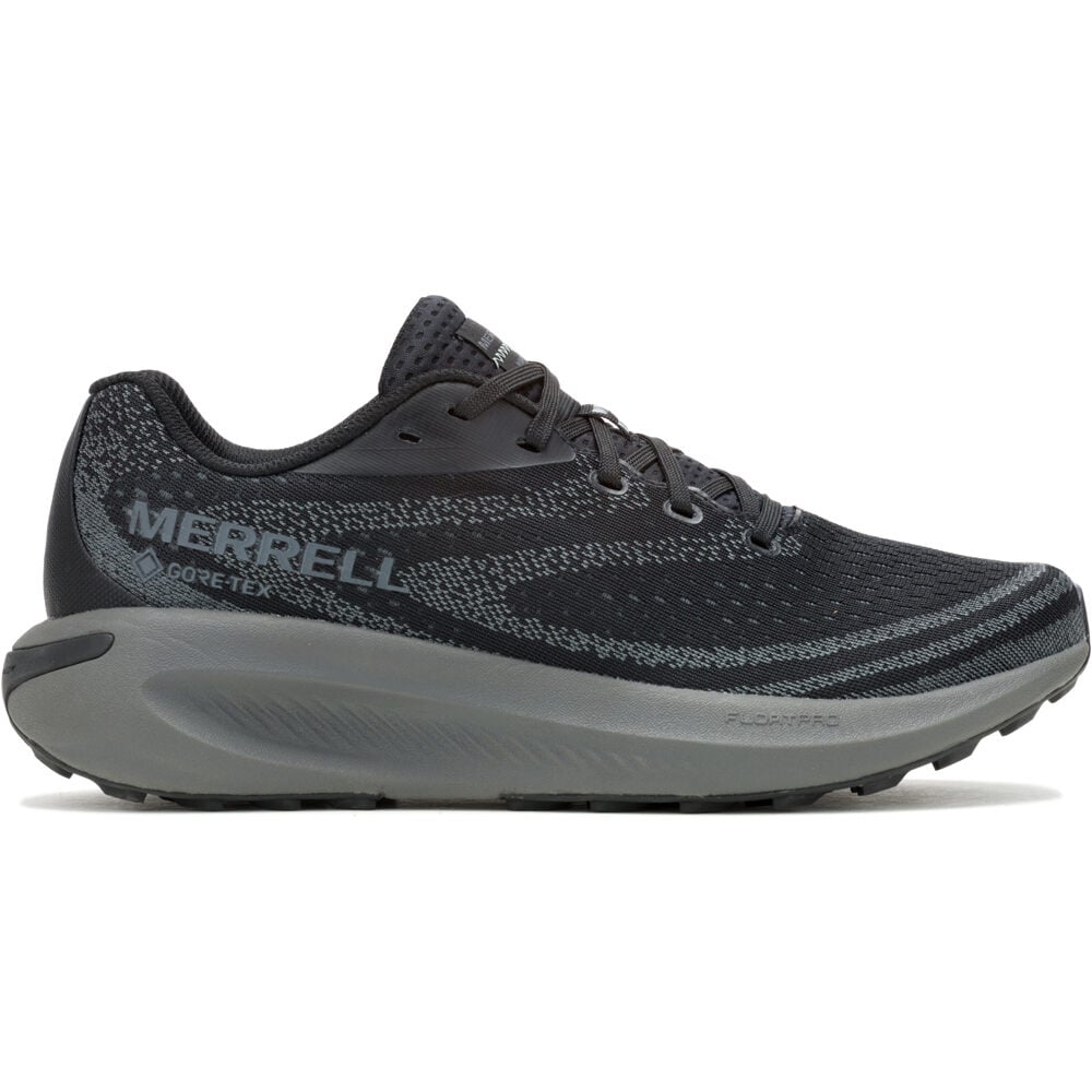 Merrell zapatillas trail hombre MORPHLITE GORE-TEX NEGRO lateral exterior