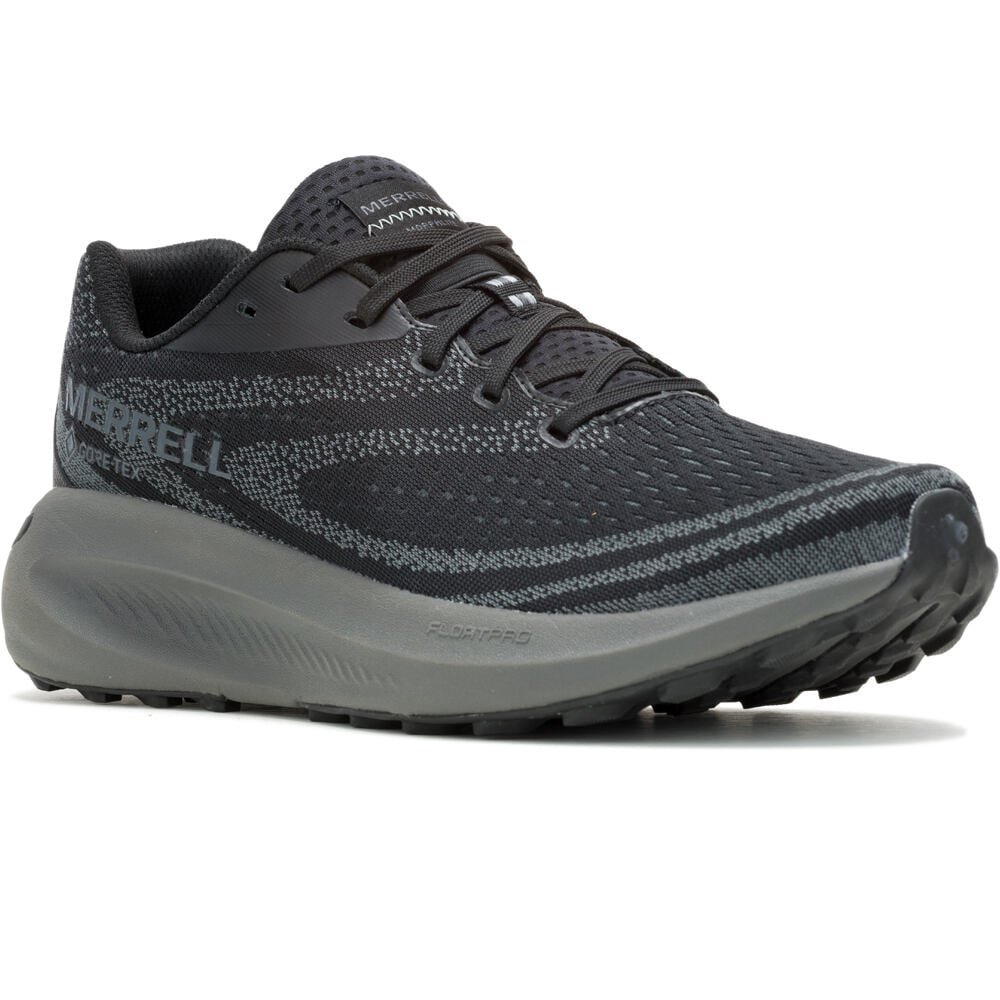 Merrell zapatillas trail hombre MORPHLITE GORE-TEX NEGRO lateral interior