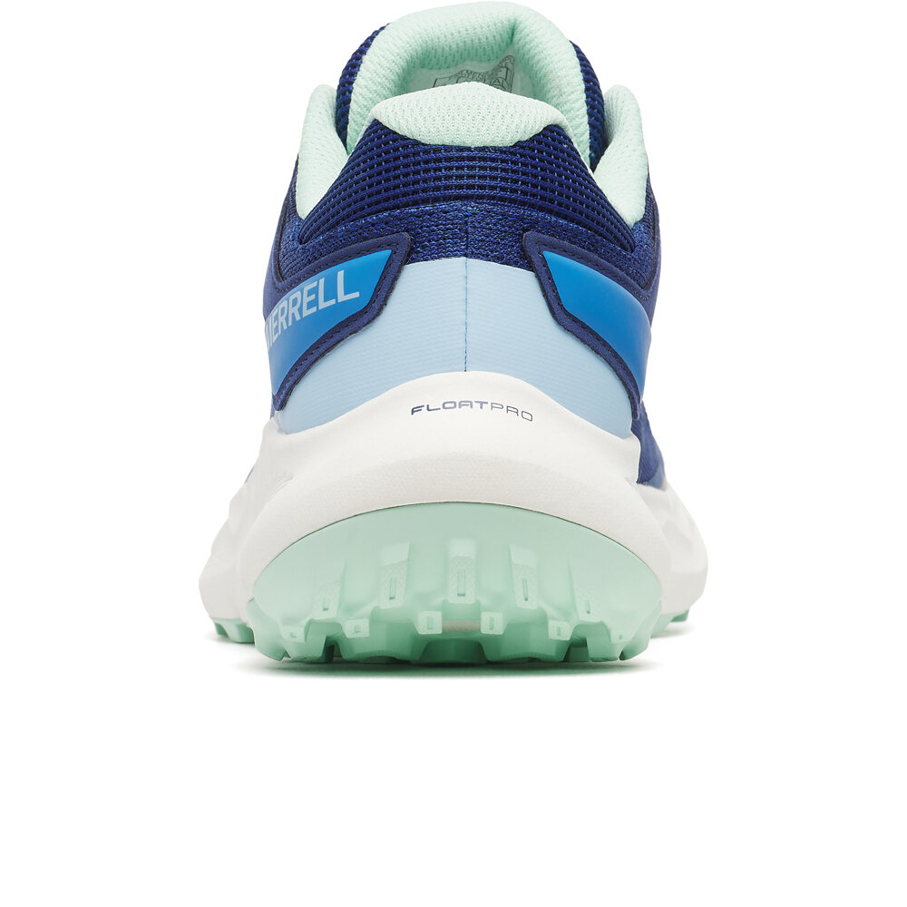 Merrell zapatillas trail hombre NOVA 4 AZUL vista trasera
