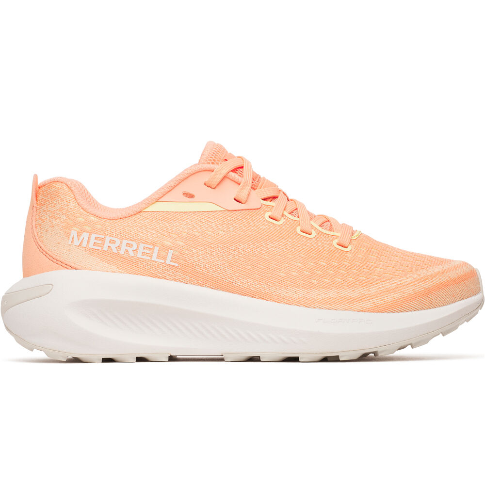 Merrell zapatillas trail mujer MORPHLITE NARANJA lateral exterior