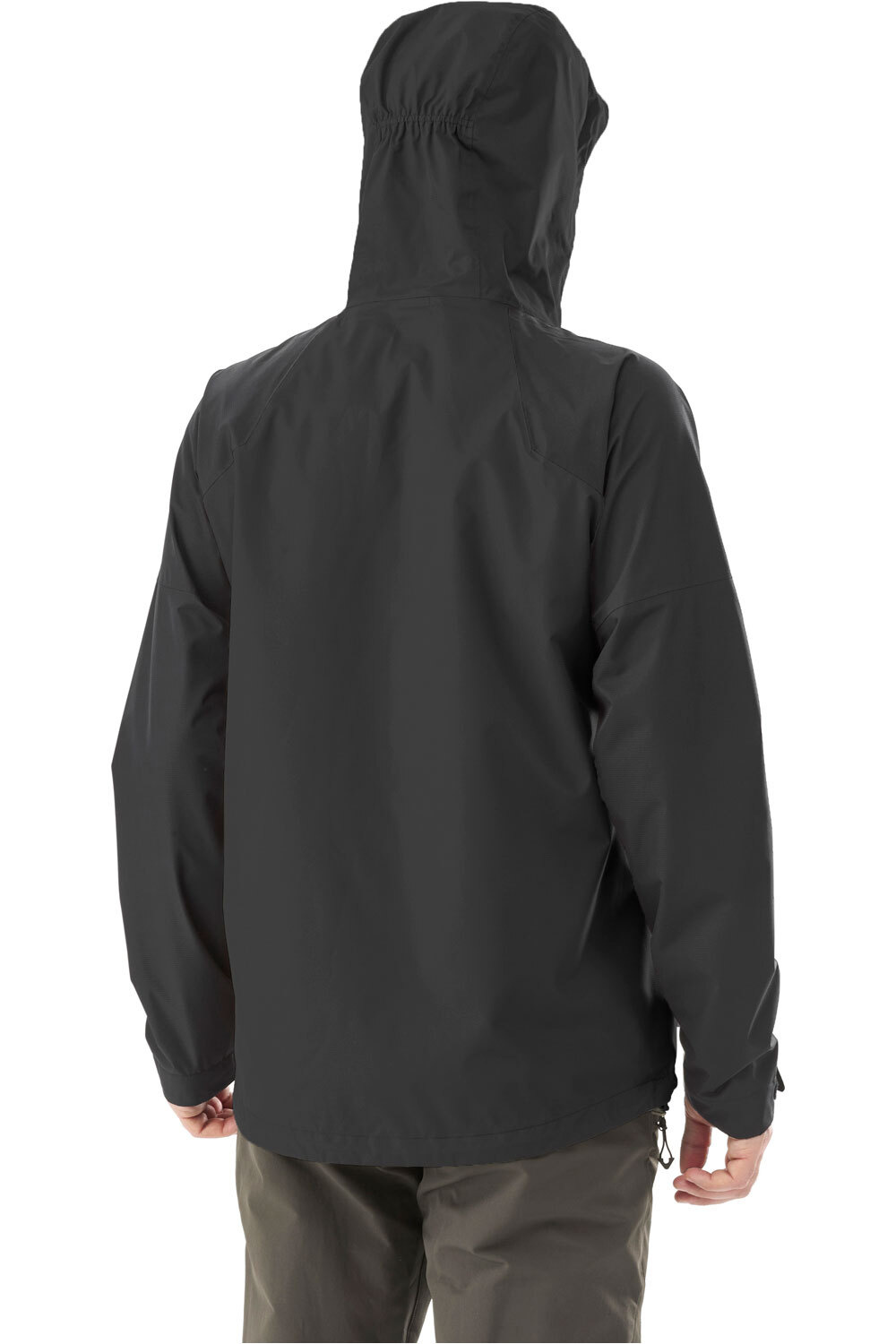 Millet chaqueta impermeable hombre FITZ ROY NEGRO vista trasera