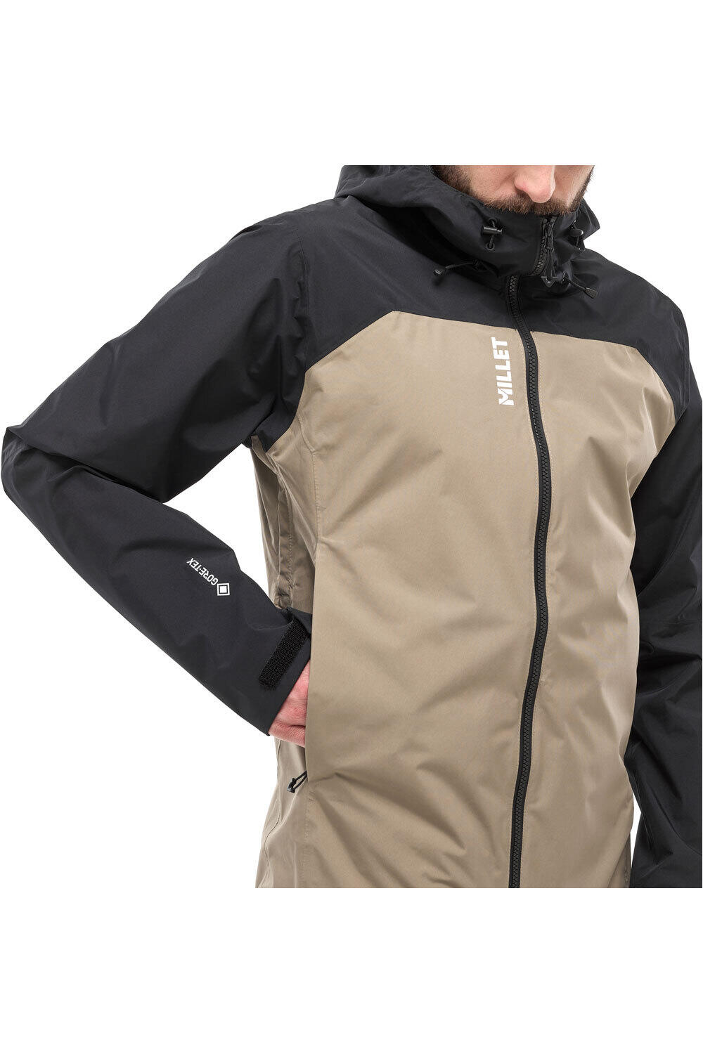 Millet chaqueta impermeable hombre SENECA GORE-TEX 2L MARRON 03