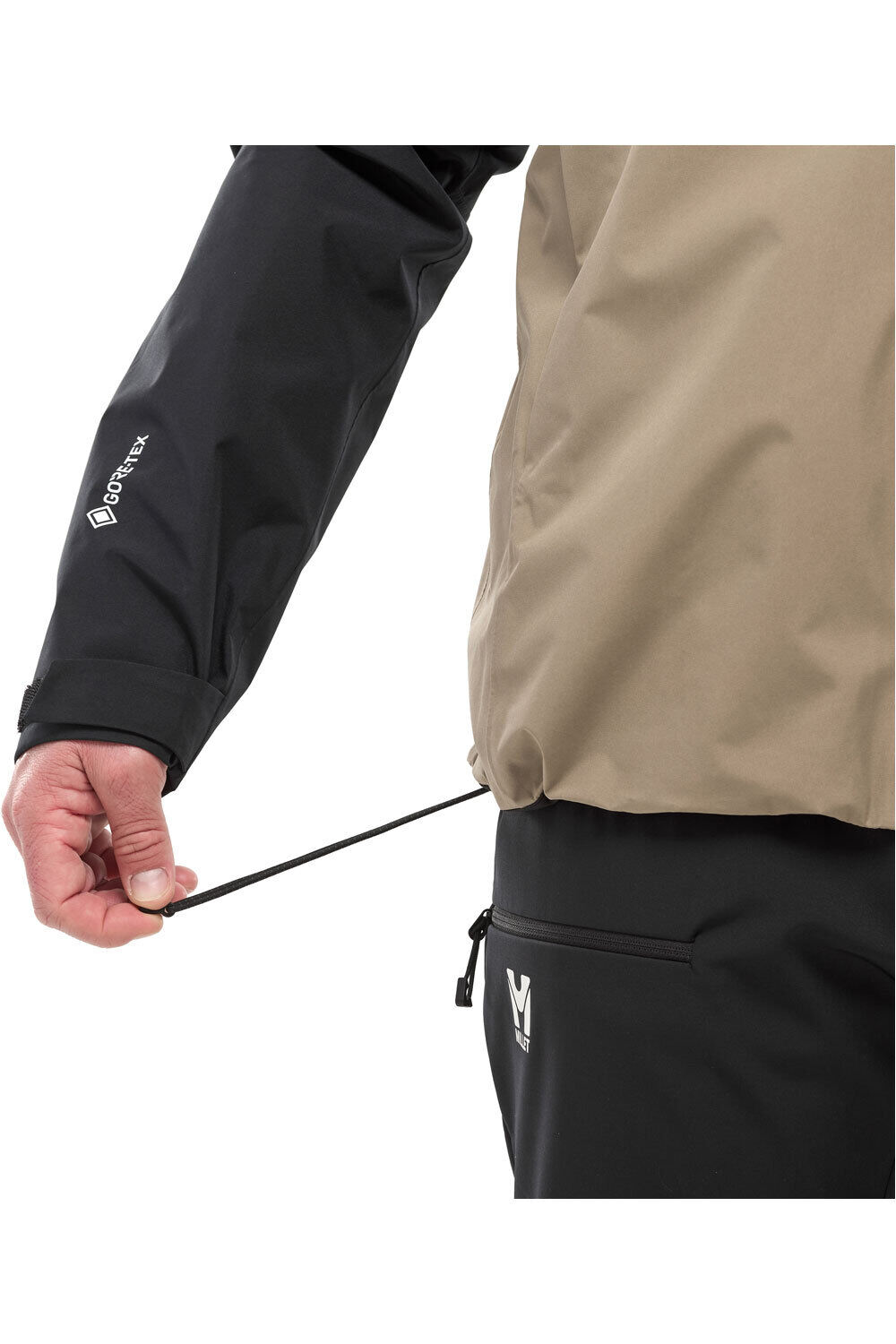 Millet chaqueta impermeable hombre SENECA GORE-TEX 2L MARRON 06