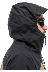 Millet chaqueta impermeable hombre SENECA GORE-TEX 2L MARRON vista detalle