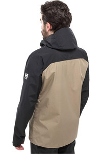 Millet chaqueta impermeable hombre SENECA GORE-TEX 2L MARRON vista trasera