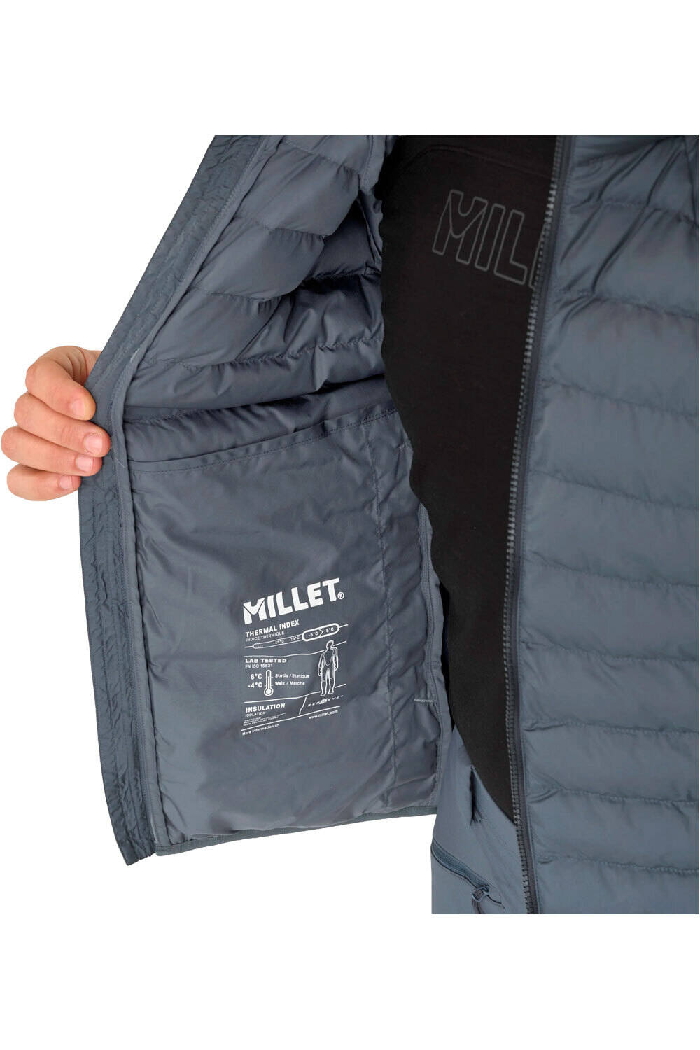 Millet chaqueta outdoor hombre FITZ ROY WARM HOODIE M AZUL 03