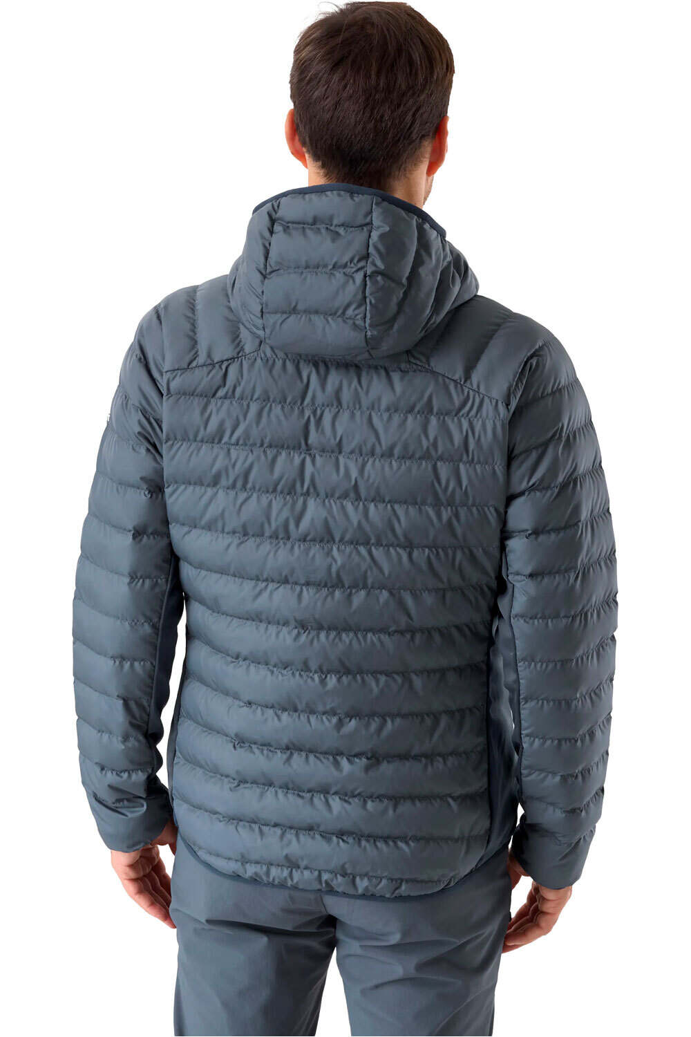 Millet chaqueta outdoor hombre FITZ ROY WARM HOODIE M AZUL vista trasera