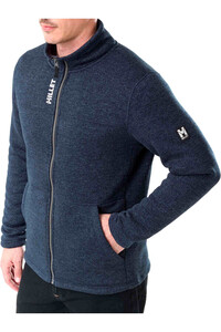 Millet forro polar hombre CHAMONIX KNITWARM JKT M AZUL vista detalle
