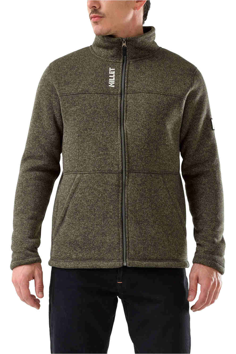 Millet forro polar hombre CHAMONIX KNITWARM JKT M  vista frontal