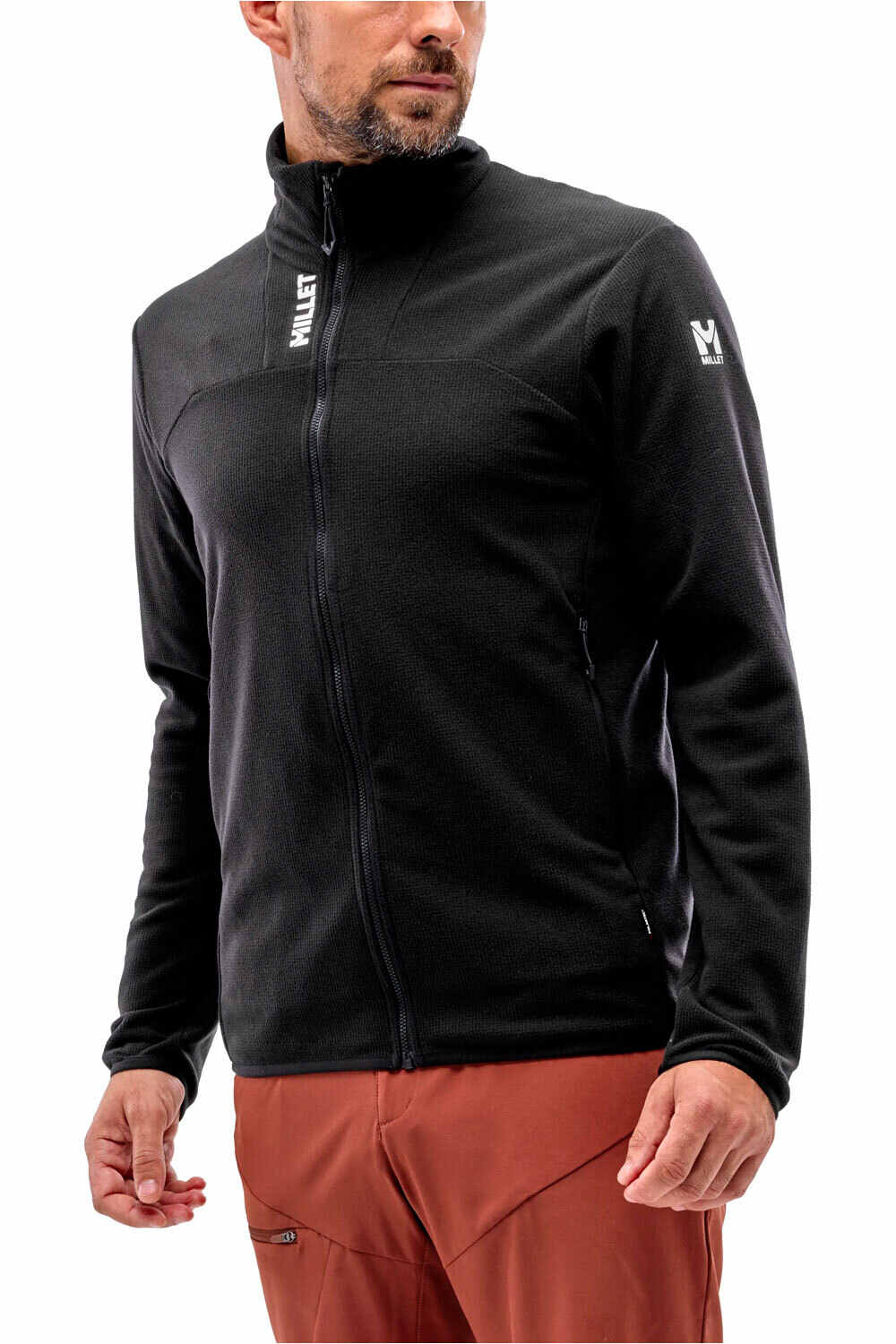 Millet forro polar hombre UBIC LIGHTGRID JKT M NEGRO vista detalle