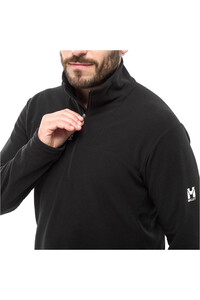 Millet forro polar hombre UBIC LIGHTGRID NEGRO vista detalle