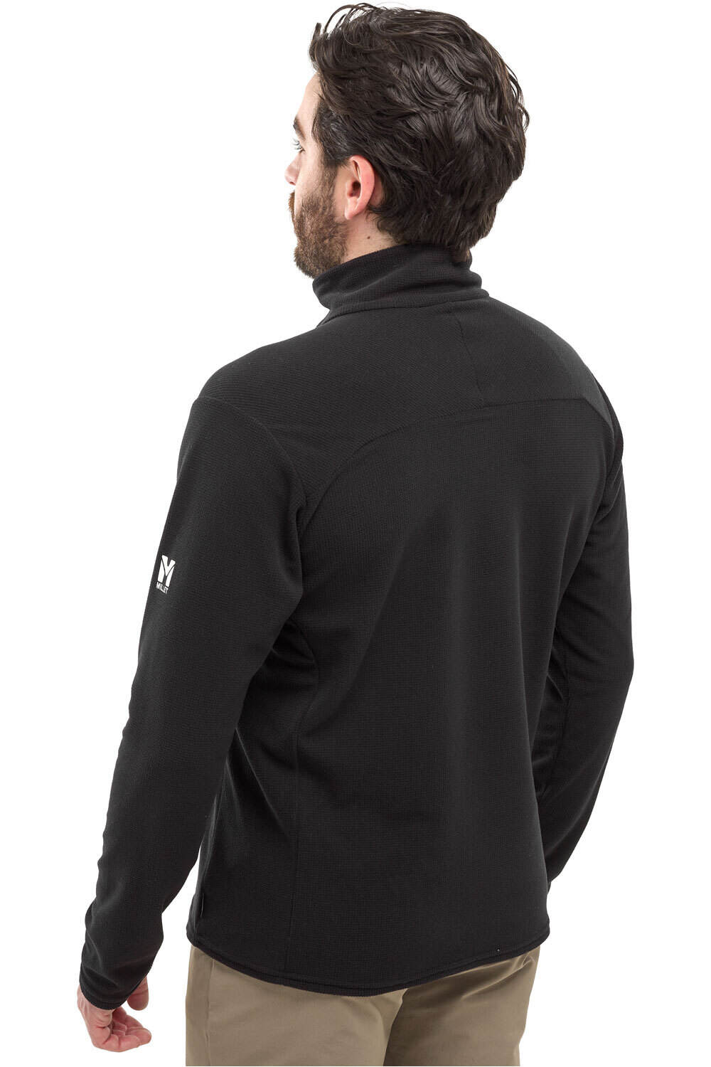 Millet forro polar hombre UBIC LIGHTGRID NEGRO vista trasera