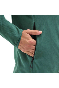 Millet forro polar hombre UBIC LIGHTGRID VERDE vista detalle