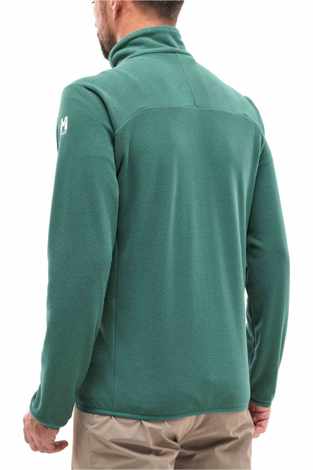 Millet forro polar hombre UBIC LIGHTGRID VERDE vista trasera