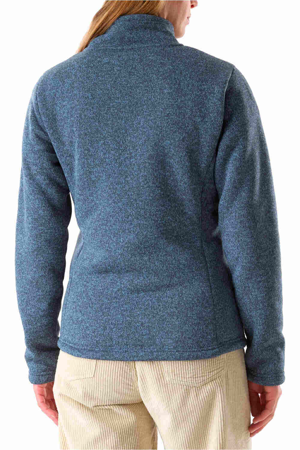 Millet forro polar mujer CHAMONIX KNITWARM JKT W AZUL vista trasera
