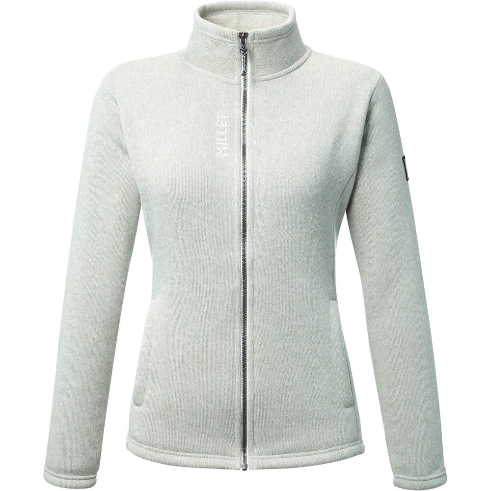 Millet forro polar mujer CHAMONIX KNITWARM JKT W BLANCO 03