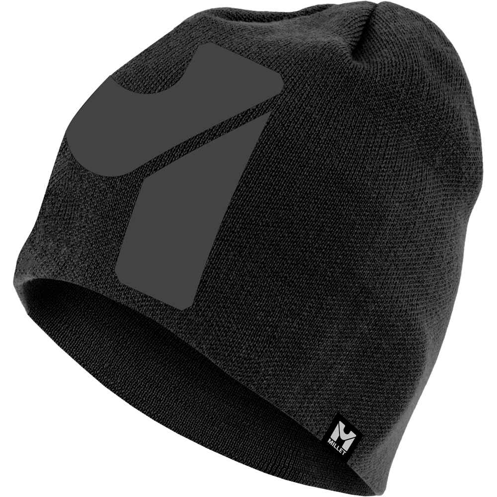 Millet gorros montaña LOGO BEANIE NEGRO 02