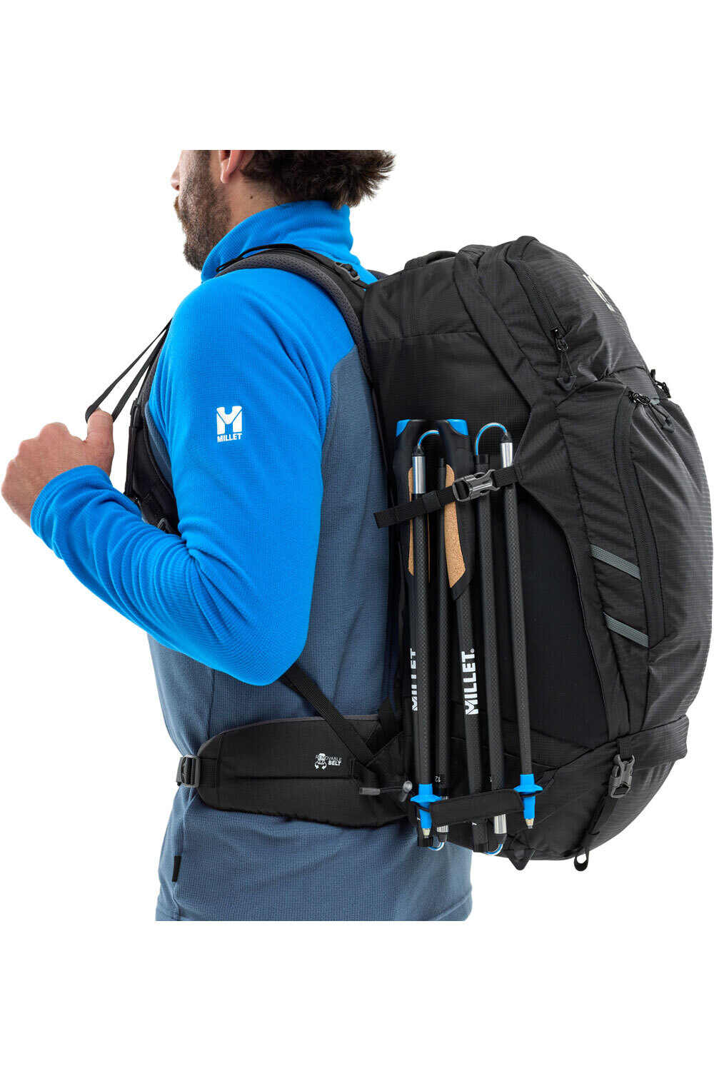 Millet mochila montaña HANANG 40 NEGRO 01