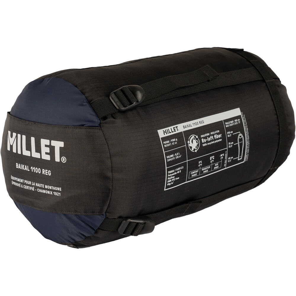 Millet saco de dormir BAIKAL 1100 REG AZUL 02