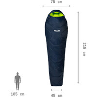 Millet saco de dormir BAIKAL 1100 REG AZUL 03